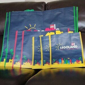 Legoland California Gift Bags, Set of 7:  3x Small, 2x Medium, & 2x Large